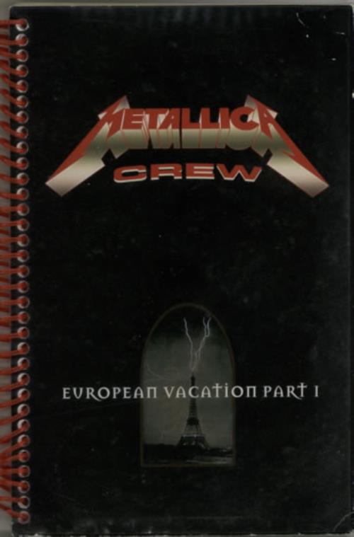 Metallica European Vacation Part I Itinerary UK METITEU609084