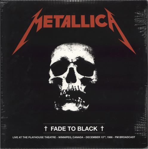 Metallica Fade to Black - Live At The Playhouse Theatre 2-LP vinyl record set (Double LP Album) UK MET2LFA776944