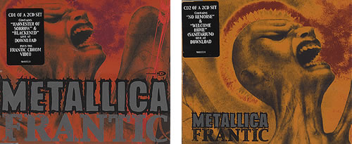 Metallica Frantic + slipcase 2-CD single set (Double CD single) UK MET2SFR365608