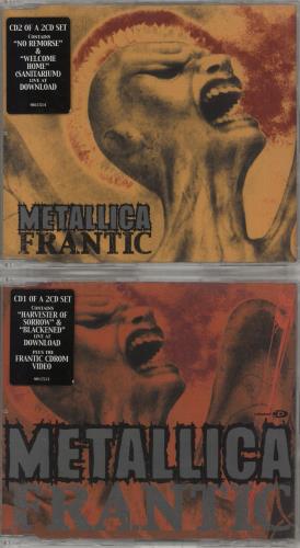 Metallica Frantic 2-CD single set (Double CD single) UK MET2SFR255933