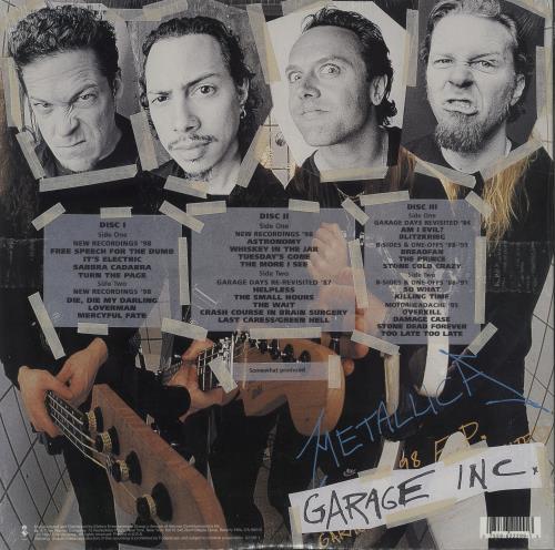 Metallica Garage Inc. - Sealed 3-LP vinyl record set (Triple LP Album) US MET3LGA761248