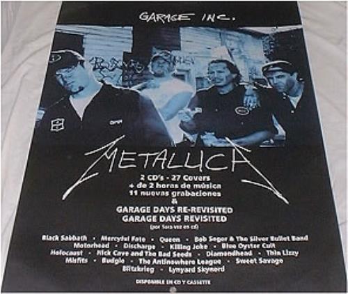 Metallica Garage Inc. poster Mexican METPOGA181437