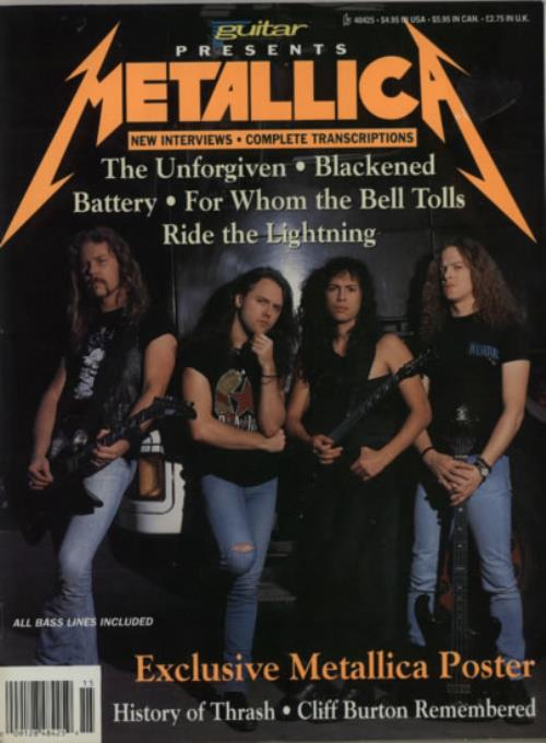 Metallica Guitar Presents Metallica magazine US METMAGU607256