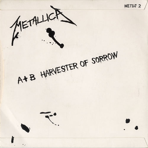 Metallica Harvester Of Sorrow 7" vinyl single (7 inch record / 45) UK MET07HA54749