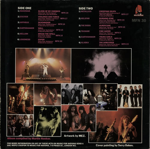 Metallica Hell Comes To Your House vinyl LP album (LP record) UK METLPHE637695