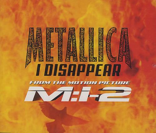 Metallica I Disappear CD single (CD5 / 5") German METC5ID192980