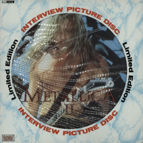 Metallica Interview II picture disc LP (vinyl picture disc album) UK METPDIN38062
