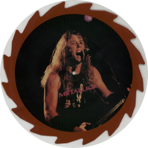 Metallica Interview Picture Disc shaped picture disc (picture disc vinyl record) UK METSHIN602811