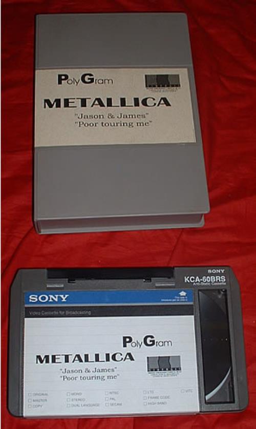Metallica Jason & James / Poor Touring Me video (VHS or PAL or NTSC) Mexican METVIJA263960