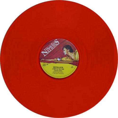 Metallica Jump In The Fire 12" vinyl single (12 inch record / Maxi-single) UK MET12JU00993