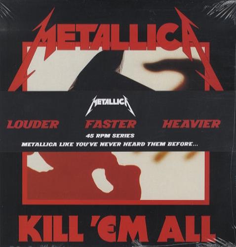Metallica Kill 'Em All - 45 RPM Series - Sealed 2-LP vinyl record set (Double LP Album) UK MET2LKI436369