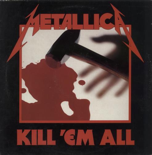 Metallica Kill 'Em All - Barcoded - VG vinyl LP album (LP record) UK METLPKI887024