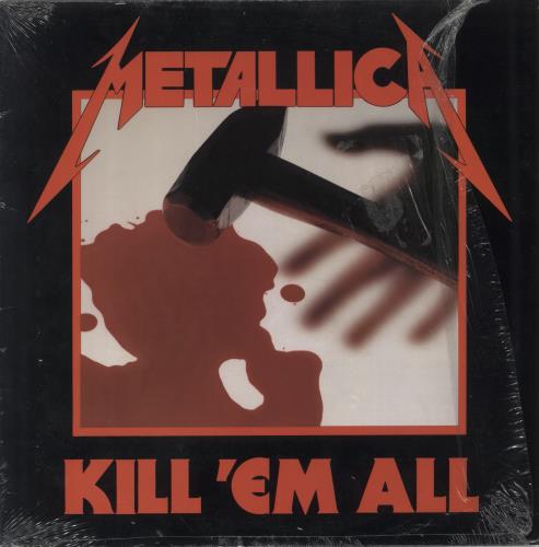 Metallica Kill 'Em All - Shrink - Grey Label vinyl LP album (LP record) US METLPKI815721