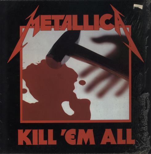 Metallica Kill 'Em All - Shrink vinyl LP album (LP record) UK METLPKI868890