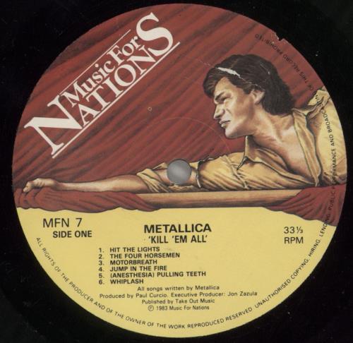 Metallica Kill 'Em All - Shrink vinyl LP album (LP record) UK METLPKI868890