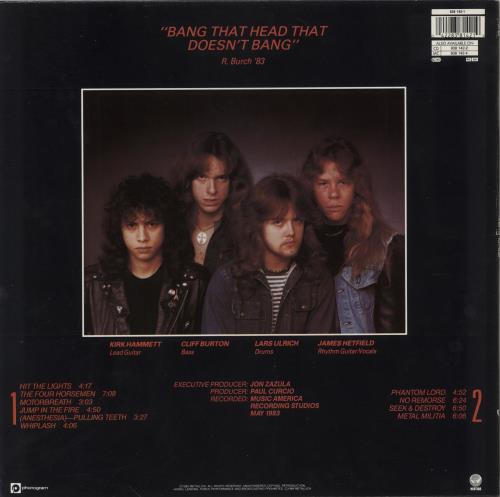 Metallica Kill 'Em All - Spaceship vinyl LP album (LP record) UK METLPKI849823