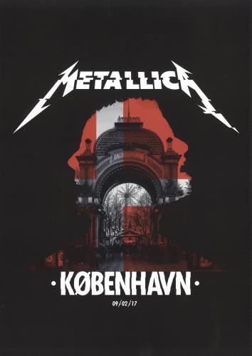 Metallica Kobenhavn - September 2017 poster UK METPOKO684332