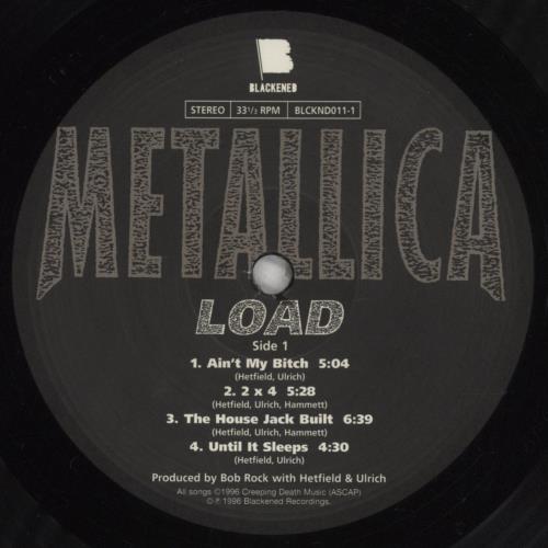 Metallica Load - 180gm 2-LP vinyl record set (Double LP Album) UK MET2LLO856954