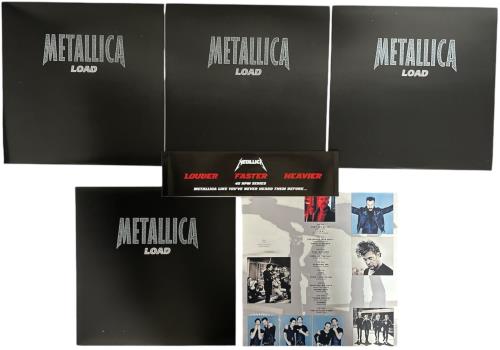 Metallica Load - 4 x LP Box 4-LP vinyl album record set UK MET4LLO814663