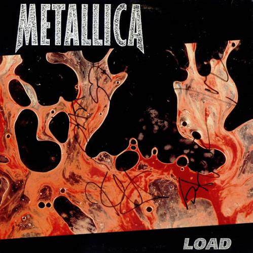 Metallica Load - Autographed 2-LP vinyl record set (Double LP Album) US MET2LLO490453