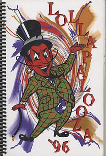 Metallica Lollapalooza '96 Itinerary US METITLO321968