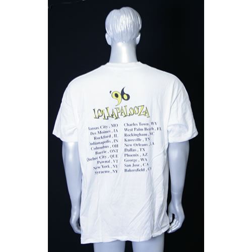 Metallica Lollapalooza '96 t-shirt UK METTSLO522638