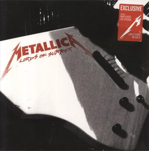 Metallica Lords Of Summer - RSD - Hype-sticker 12" vinyl single (12 inch record / Maxi-single) UK MET12LO695239