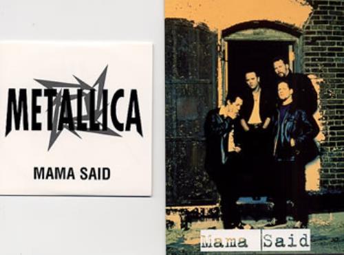 Metallica Mama Said - In Folder CD single (CD5 / 5") French METC5MA141507
