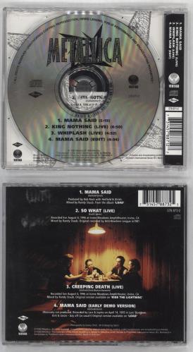 Metallica Mama Said 2-CD single set (Double CD single) German MET2SMA180681