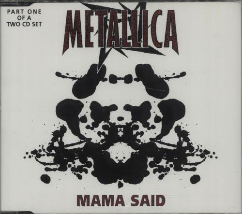 Metallica Mama Said 2-CD single set (Double CD single) UK MET2SMA86911