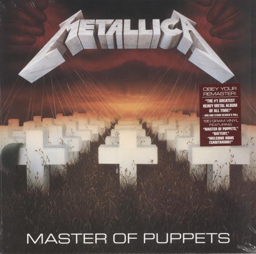 Metallica Master Of Puppets - 180 Gram - Sealed vinyl LP album (LP record) UK METLPMA727801