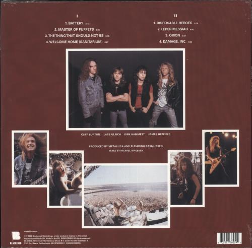 Metallica Master Of Puppets - 180 Gram - Sealed vinyl LP album (LP record) UK METLPMA727801