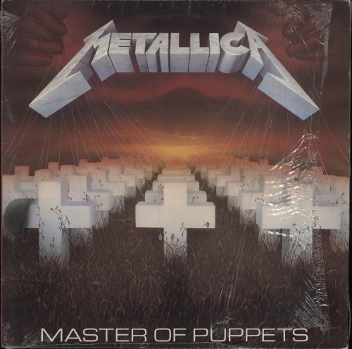 Metallica Master Of Puppets - Barcoded + Insert & Shrink vinyl LP album (LP record) UK METLPMA777336