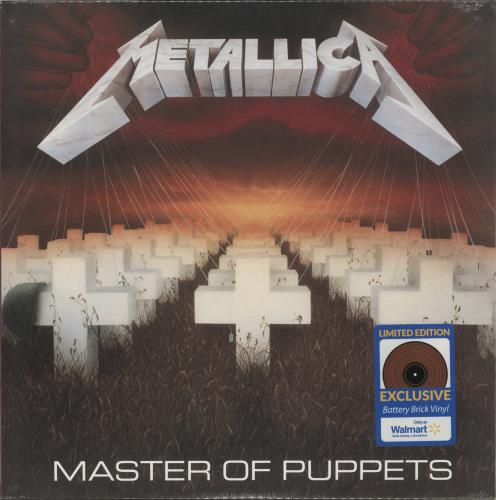 Metallica Master Of Puppets - Battery Brick Coloured Vinyl - Sealed vinyl LP album (LP record) US METLPMA869386