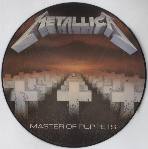 Metallica Master Of Puppets - With Barcode - EX picture disc LP (vinyl picture disc album) UK METPDMA635703