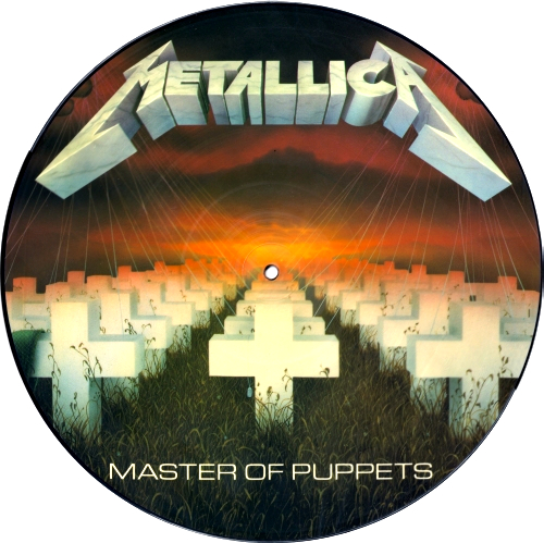 Metallica Master Of Puppets - With Barcode picture disc LP (vinyl picture disc album) UK METPDMA200520