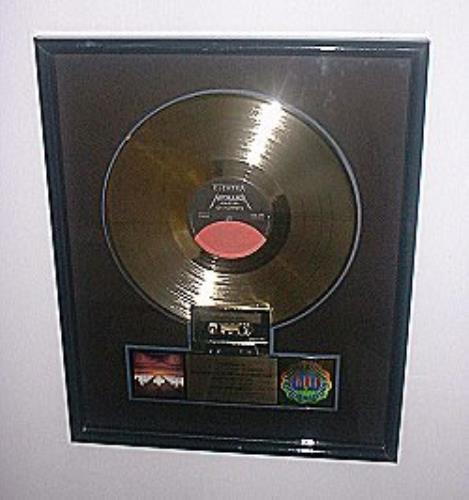 Metallica Master Of Puppets award disc US METAWMA158431