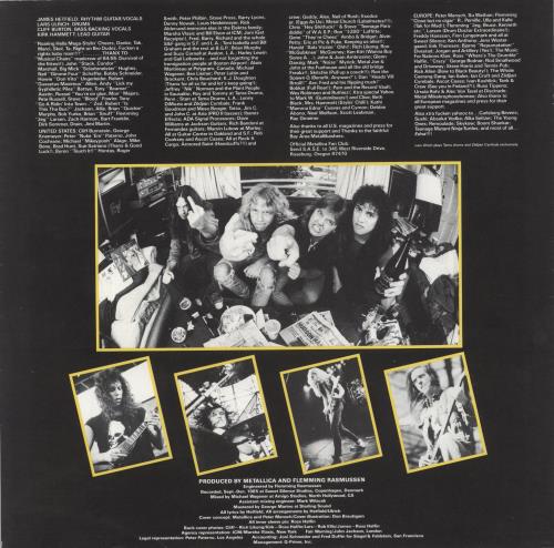 Metallica Master Of Puppets vinyl LP album (LP record) UK METLPMA254141