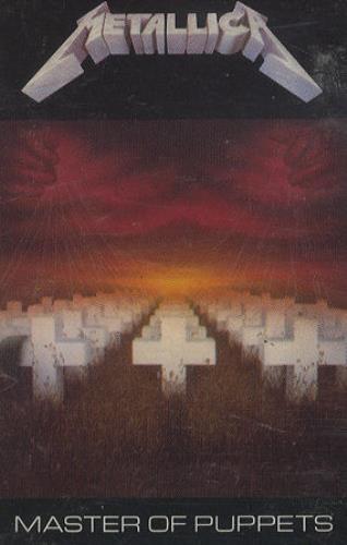 Metallica Master Of Puppets cassette album UK METCLMA282487