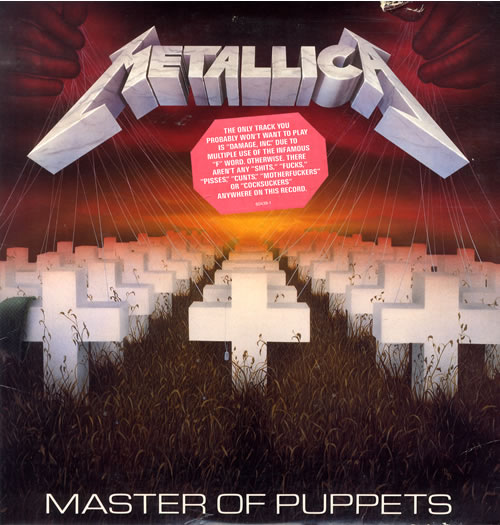 Metallica Master Of Puppets vinyl LP album (LP record) US METLPMA550567