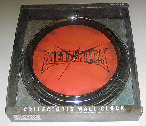Metallica Metal Frame Wall Clock memorabilia UK METMMME330613