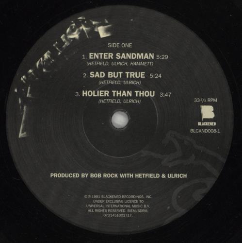 Metallica Metallica - 180gm - EX 2-LP vinyl record set (Double LP Album) UK MET2LME867580