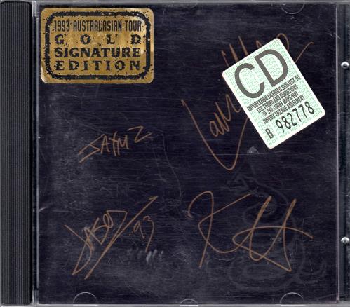 Metallica Metallica - Signed Tour Edition CD album (CDLP) Australian METCDME14991