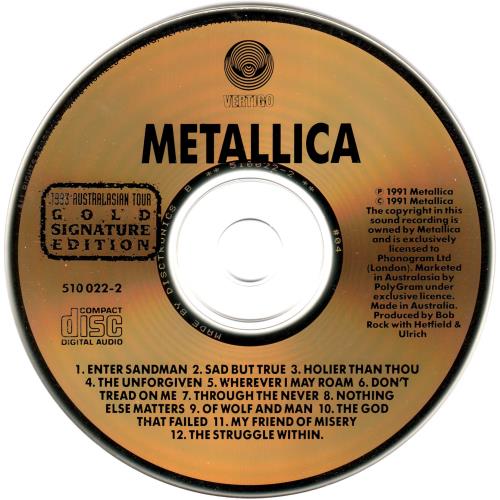 Metallica Metallica - Signed Tour Edition CD album (CDLP) Australian METCDME14991