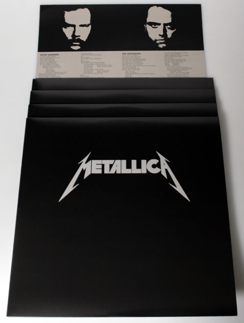Metallica Metallica 4-LP vinyl album record set UK MET4LME550112