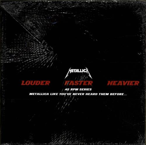 Metallica Metallica 4-LP vinyl album record set UK MET4LME695202
