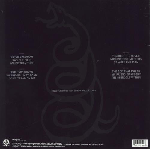 Metallica Metallica 2-LP vinyl record set (Double LP Album) US MET2LME831295