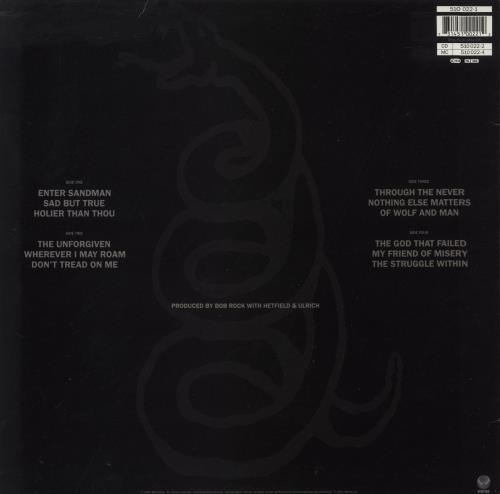 Metallica Metallica 2-LP vinyl record set (Double LP Album) UK MET2LME869750