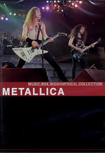 Metallica Music Box Biographical Collection DVD UK METDDMU362155