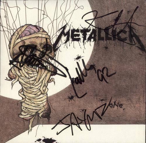 Metallica One - Autographed 7" vinyl single (7 inch record / 45) US MET07ON688903